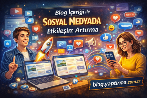 Read more about the article Blog İçeriği ile Sosyal Medyada Etkileşim Artırma