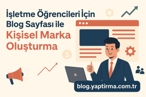 Read more about the article İşletme Öğrencileri İçin Blog Sayfası ile Kişisel Marka Oluşturma