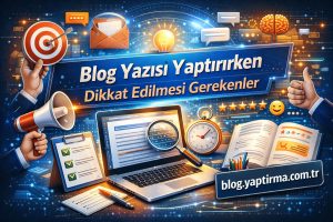 Read more about the article Blog Yazısı Yaptırırken Dikkat Edilmesi Gerekenler