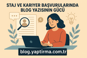 Read more about the article Staj ve Kariyer Başvurularında Blog Yazısının Gücü