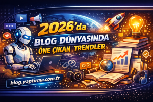 Read more about the article 2026’da Blog Dünyasında Öne Çıkan Trendler
