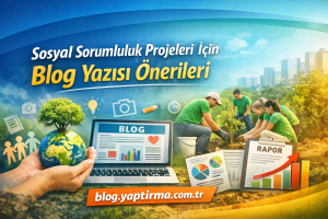 Read more about the article Sosyal Sorumluluk Projeleri İçin Blog Yazısı Önerileri