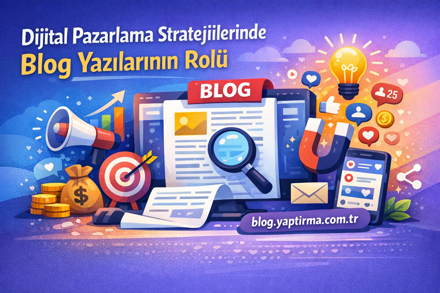 Read more about the article Dijital Pazarlama Stratejilerinde Blog Yazılarının Rolü