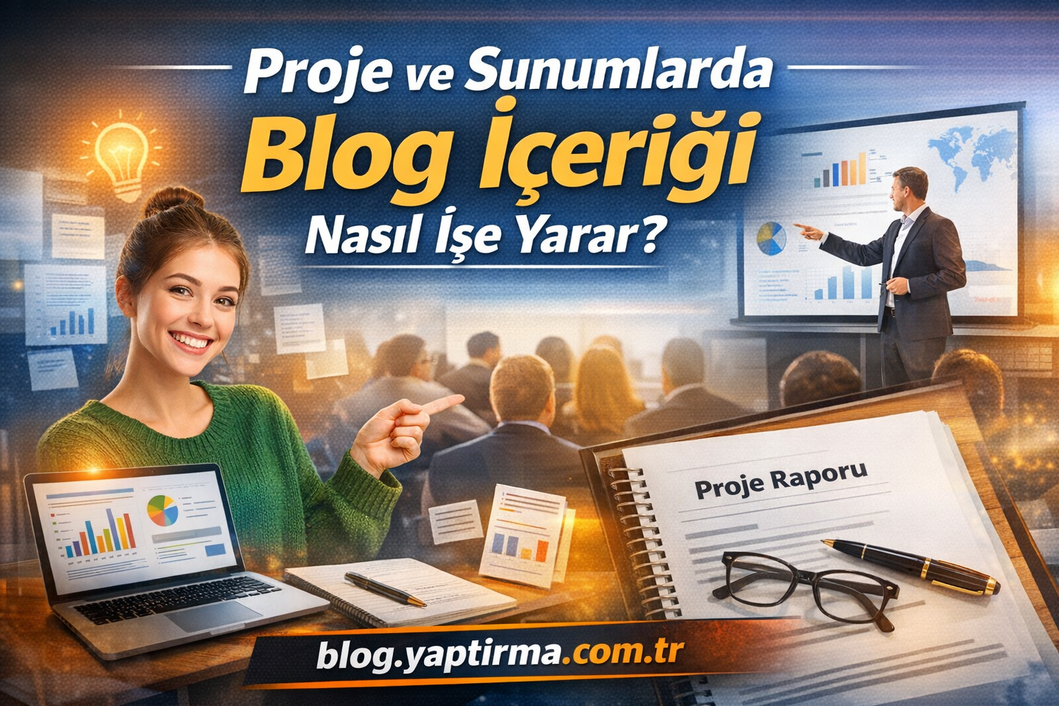 Read more about the article Proje ve Sunumlarda Blog İçeriği Nasıl İşe Yarar?