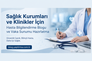 Read more about the article Sağlık Kurumları ve Klinikler İçin Hasta Bilgilendirme Blogu ve Vaka Sunumu Hazırlatma (Tıbbi İçerik Uzmanlığı)