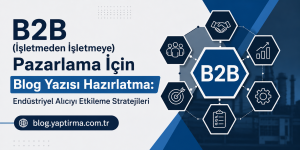Read more about the article B2B (İşletmeden İşletmeye) Pazarlama İçin Blog Yazısı Hazırlatma: Endüstriyel Alıcıyı Etkileme Stratejileri