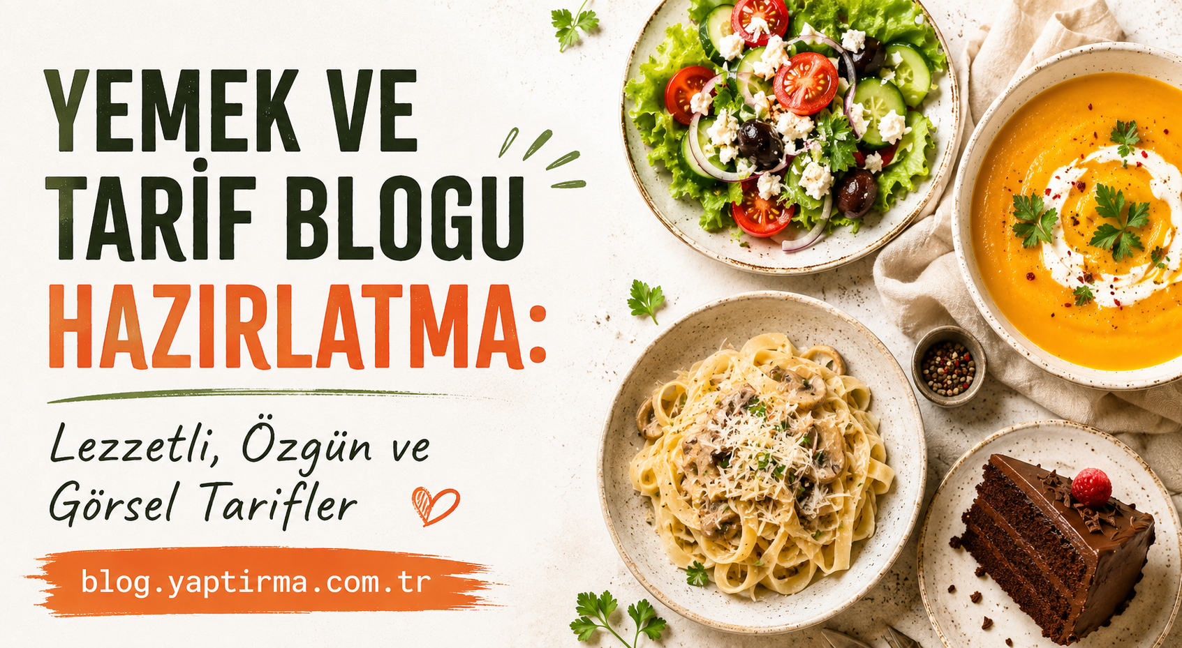 Read more about the article Yemek ve Tarif Blogu Hazırlatma: Lezzetli, Özgün ve Görsel Tarifler